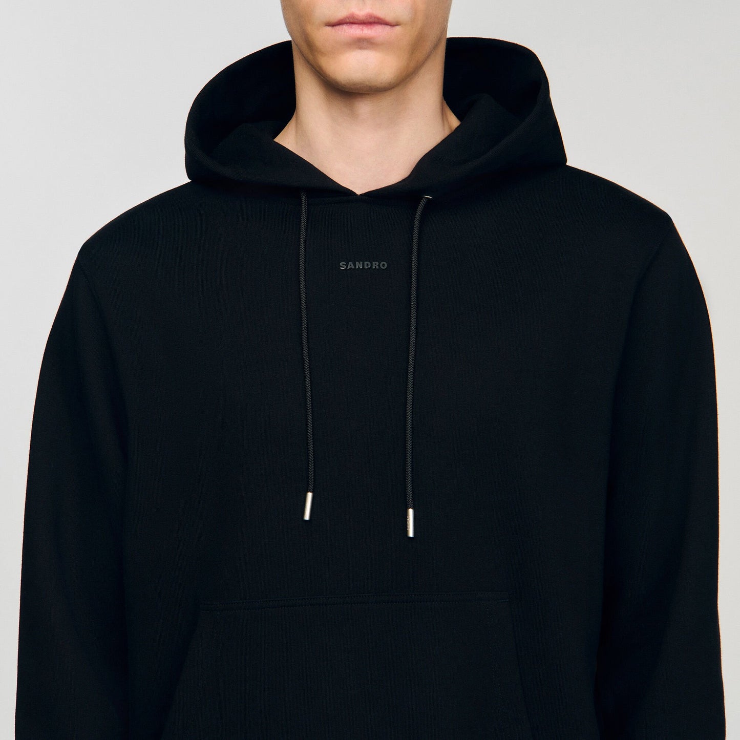 Sandro Logo hoodie Black