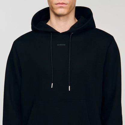 Sandro Logo hoodie Black