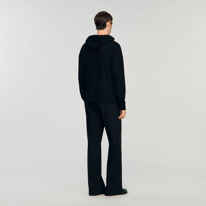 Sandro Logo hoodie Black