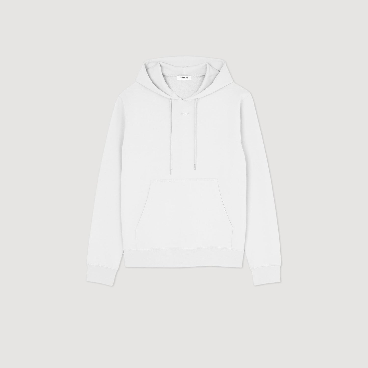 Sandro Logo hoodie Optic White