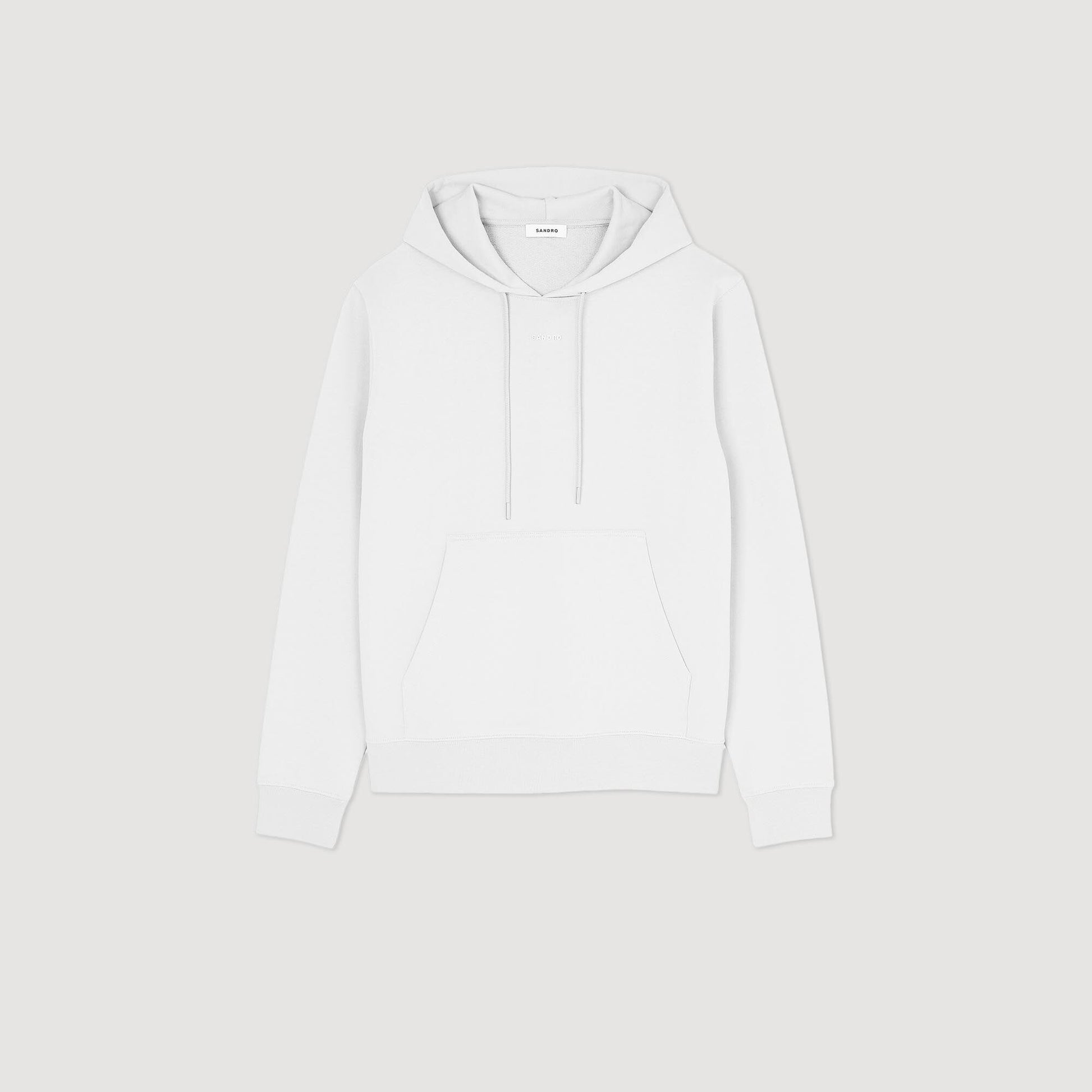 Sandro Logo hoodie Optic White