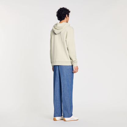 Sandro Logo hoodie Light Kaki.