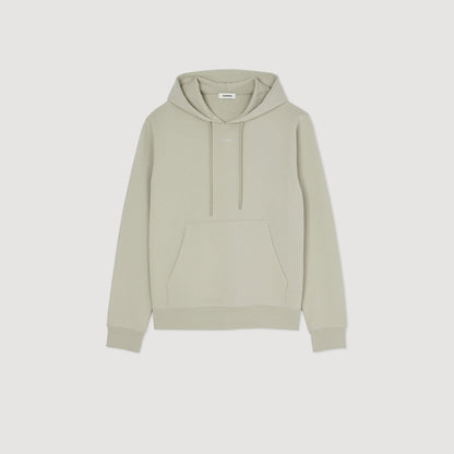 Sandro Logo hoodie Light Kaki.