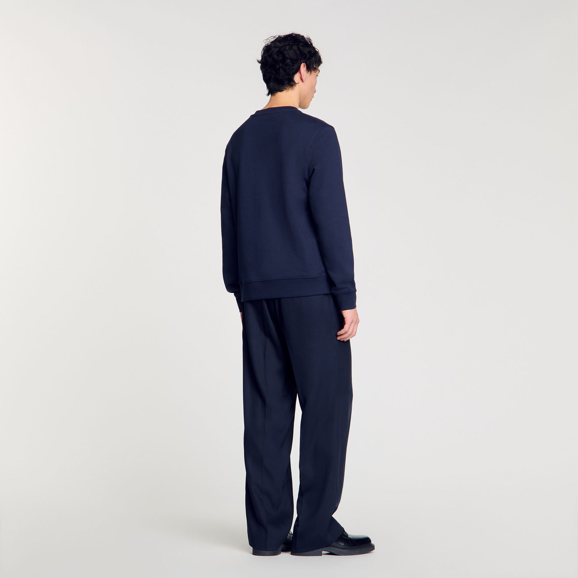 Sandro Jacket with snake detail Midnight Blue