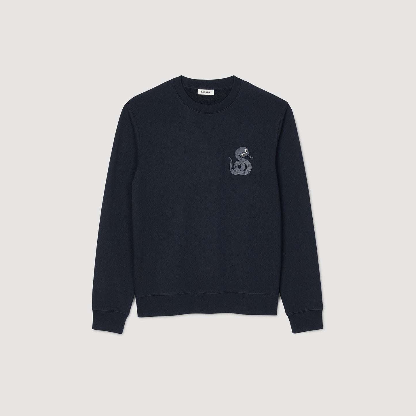 Sandro Jacket with snake detail Midnight Blue