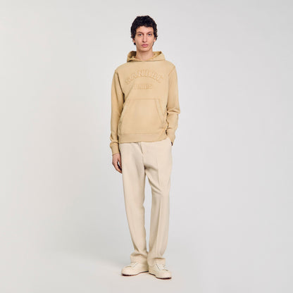 Sandro Patch sweatshirt Sand.