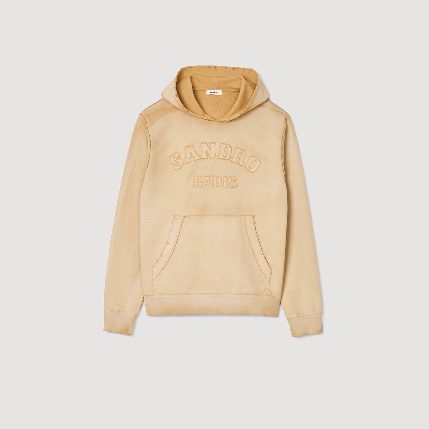 Sandro Patch sweatshirt Sand.