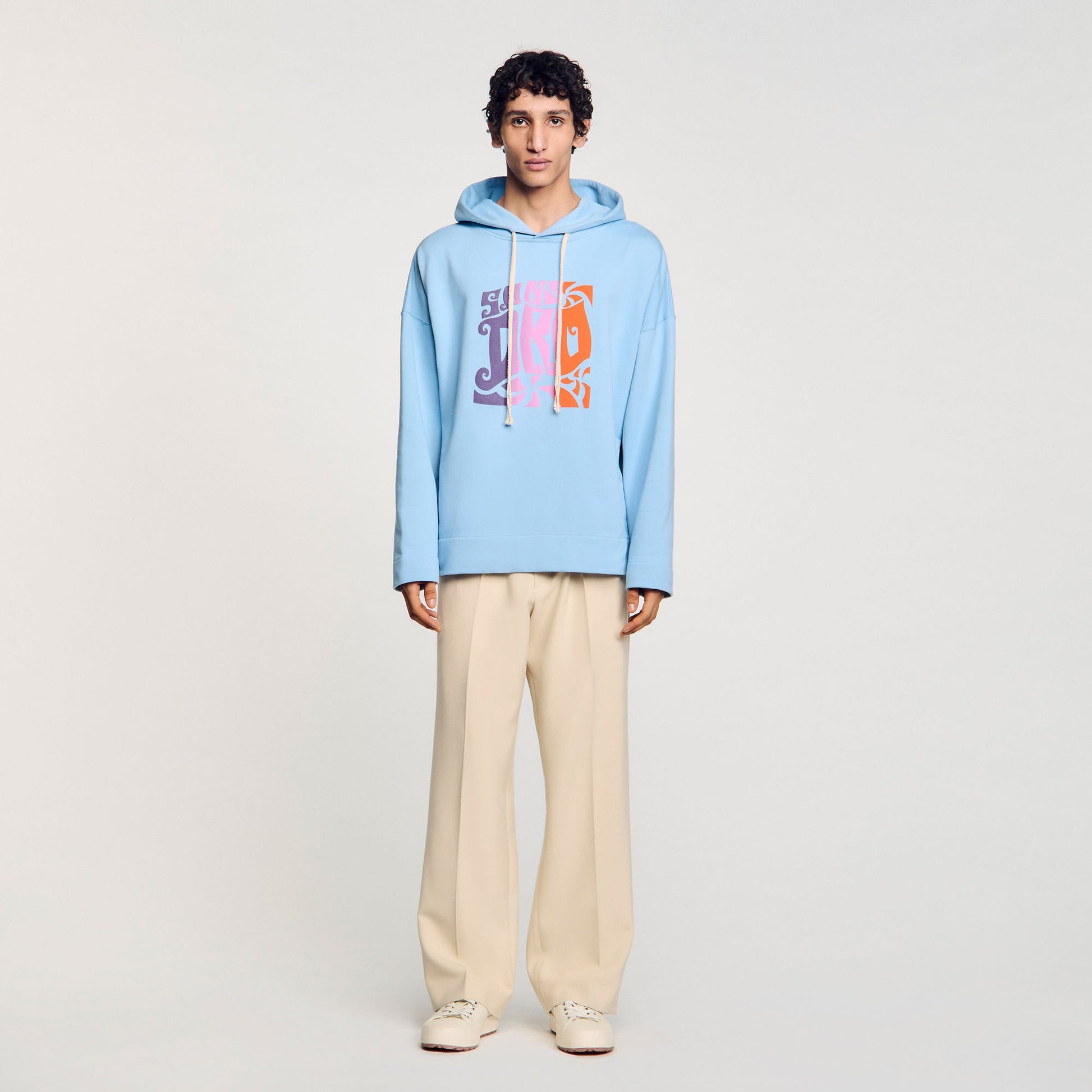 Sandro Hooded sweatshirt Blue Sky