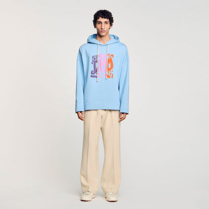 Sandro Hooded sweatshirt Blue Sky
