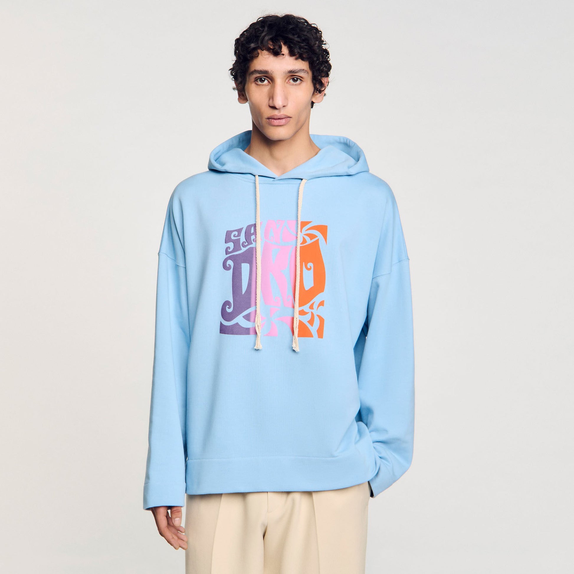 Sandro Hooded sweatshirt Blue Sky