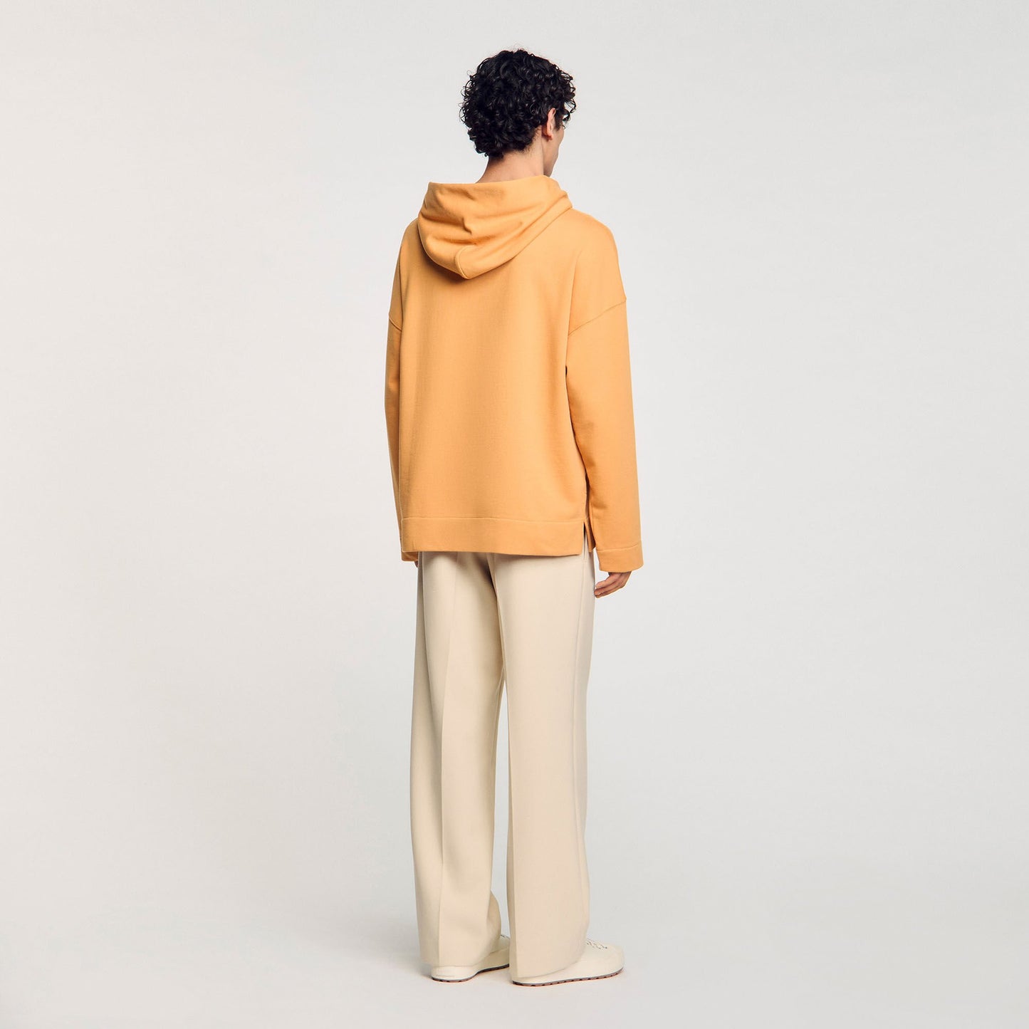 Sandro Hooded sweatshirt Mandarin.
