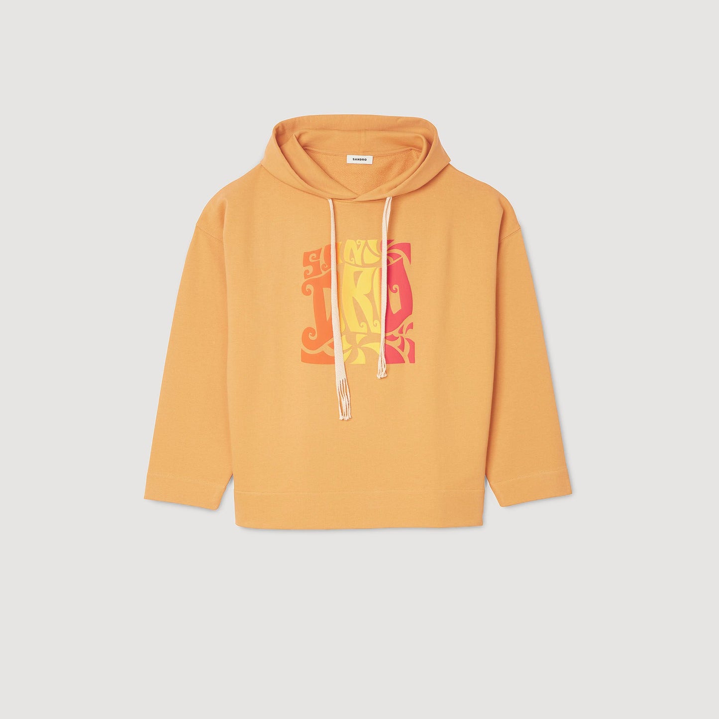 Sandro Hooded sweatshirt Mandarin.