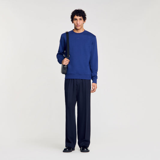 Sandro Logo sweatshirt Royal Blue
