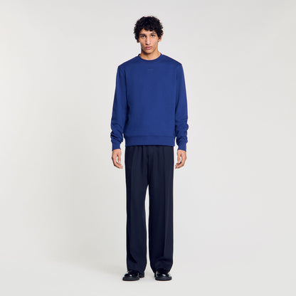 Sandro Logo sweatshirt Royal Blue