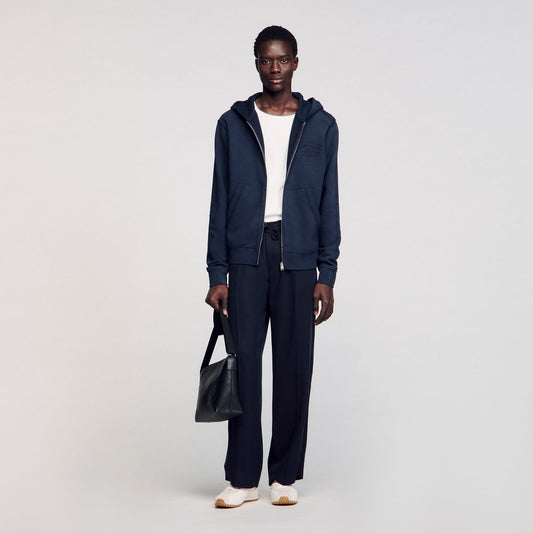 Sandro Patch sweatshirt Navy Blue