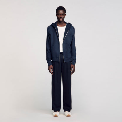 Sandro Patch sweatshirt Navy Blue