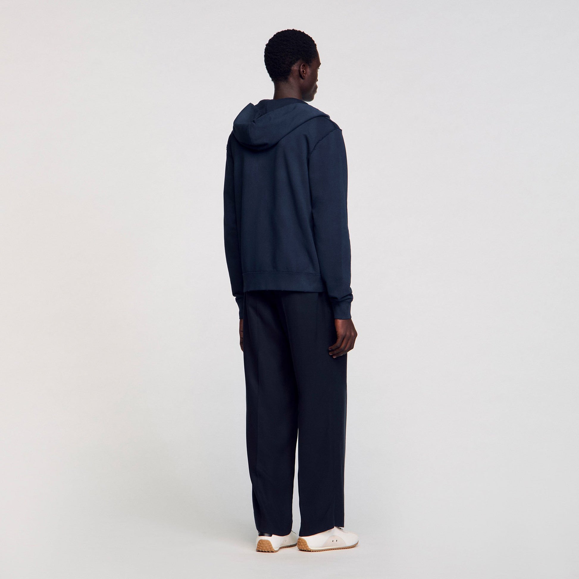 Sandro Patch sweatshirt Navy Blue