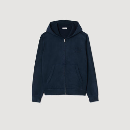 Sandro Patch sweatshirt Navy Blue
