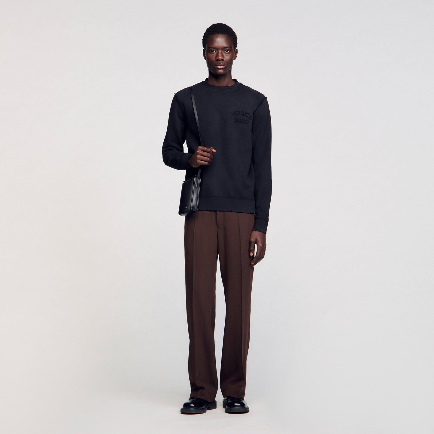 Sandro Patch sweatshirt Black