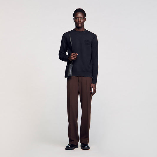 Sandro Patch sweatshirt Black