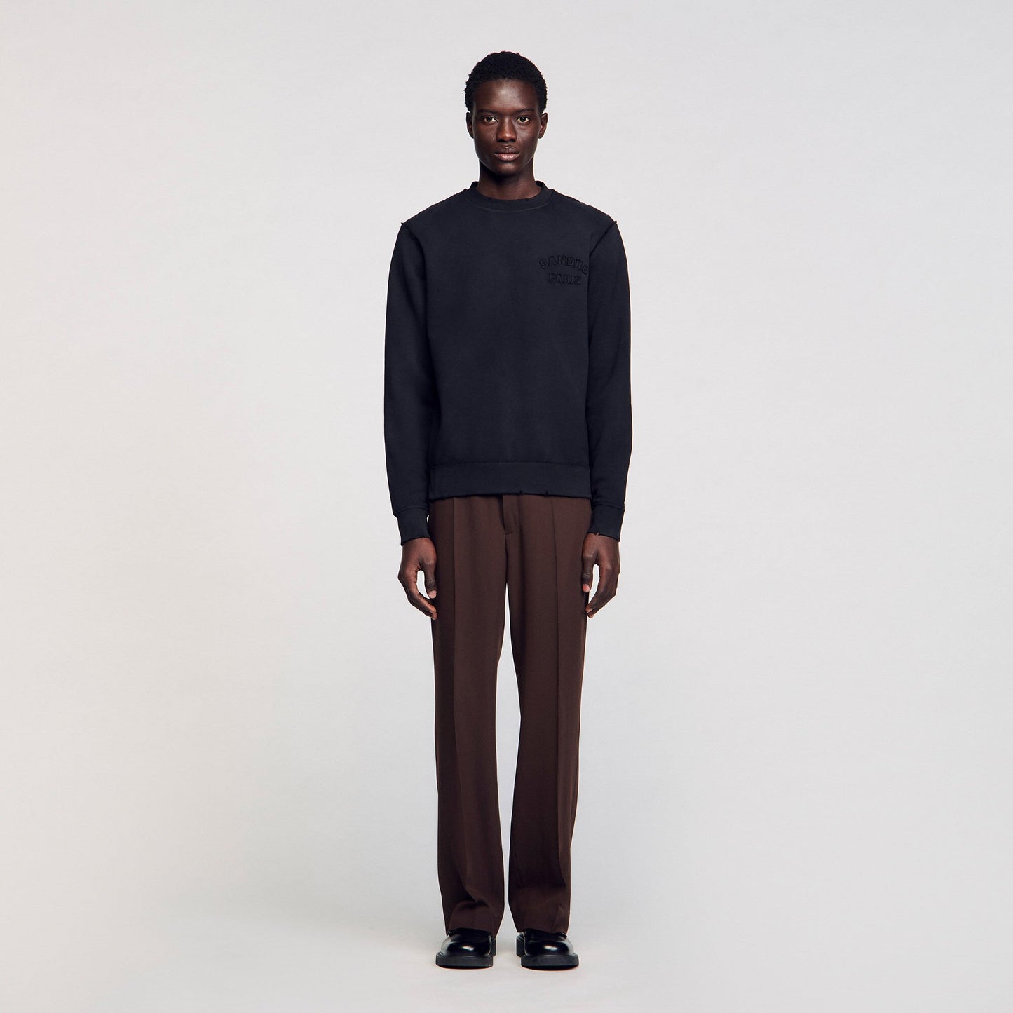 Sandro Patch sweatshirt Black