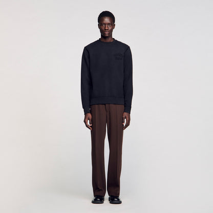 Sandro Patch sweatshirt Black