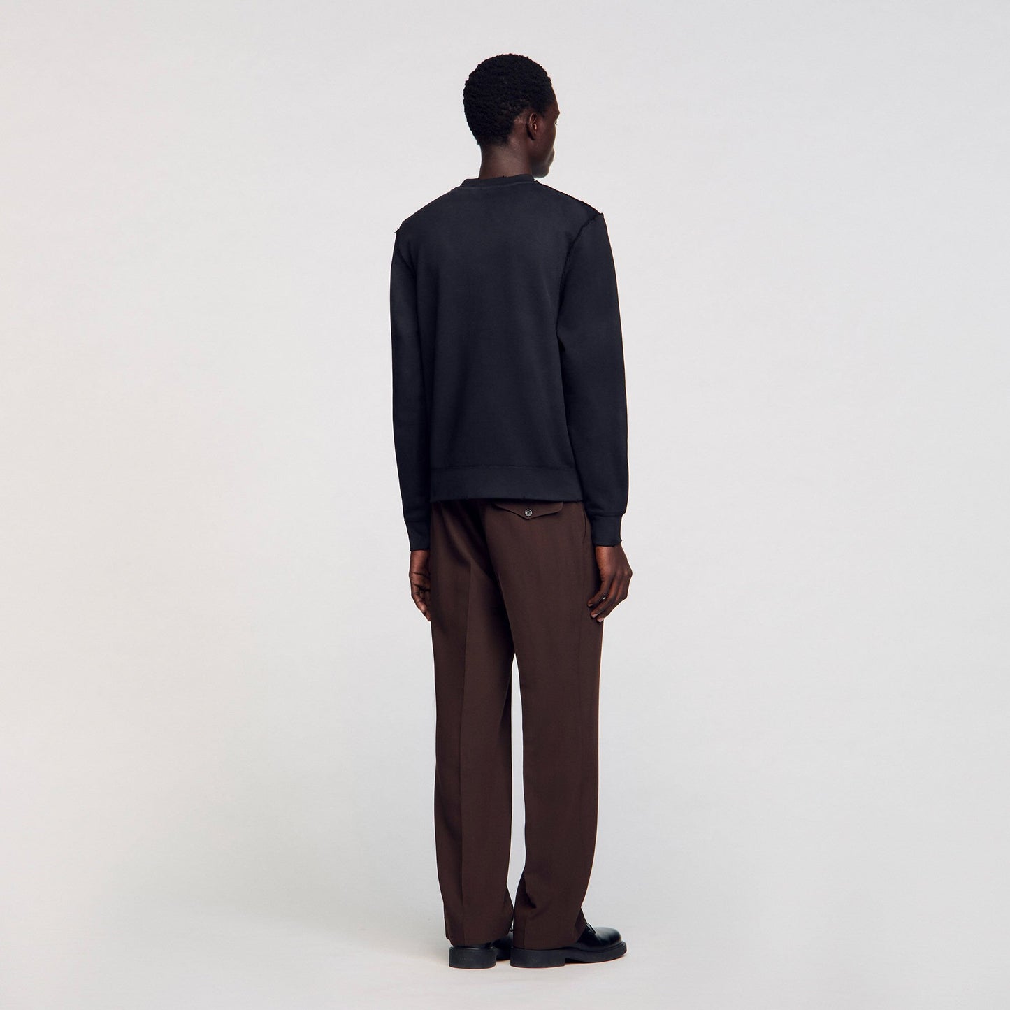 Sandro Patch sweatshirt Black