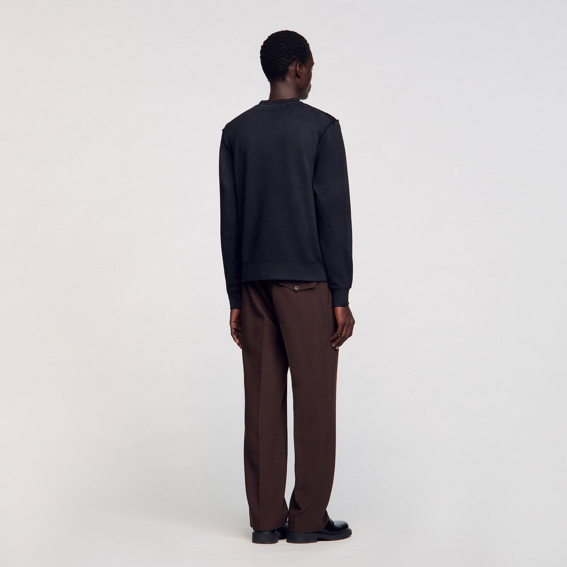 Sandro Patch sweatshirt Black