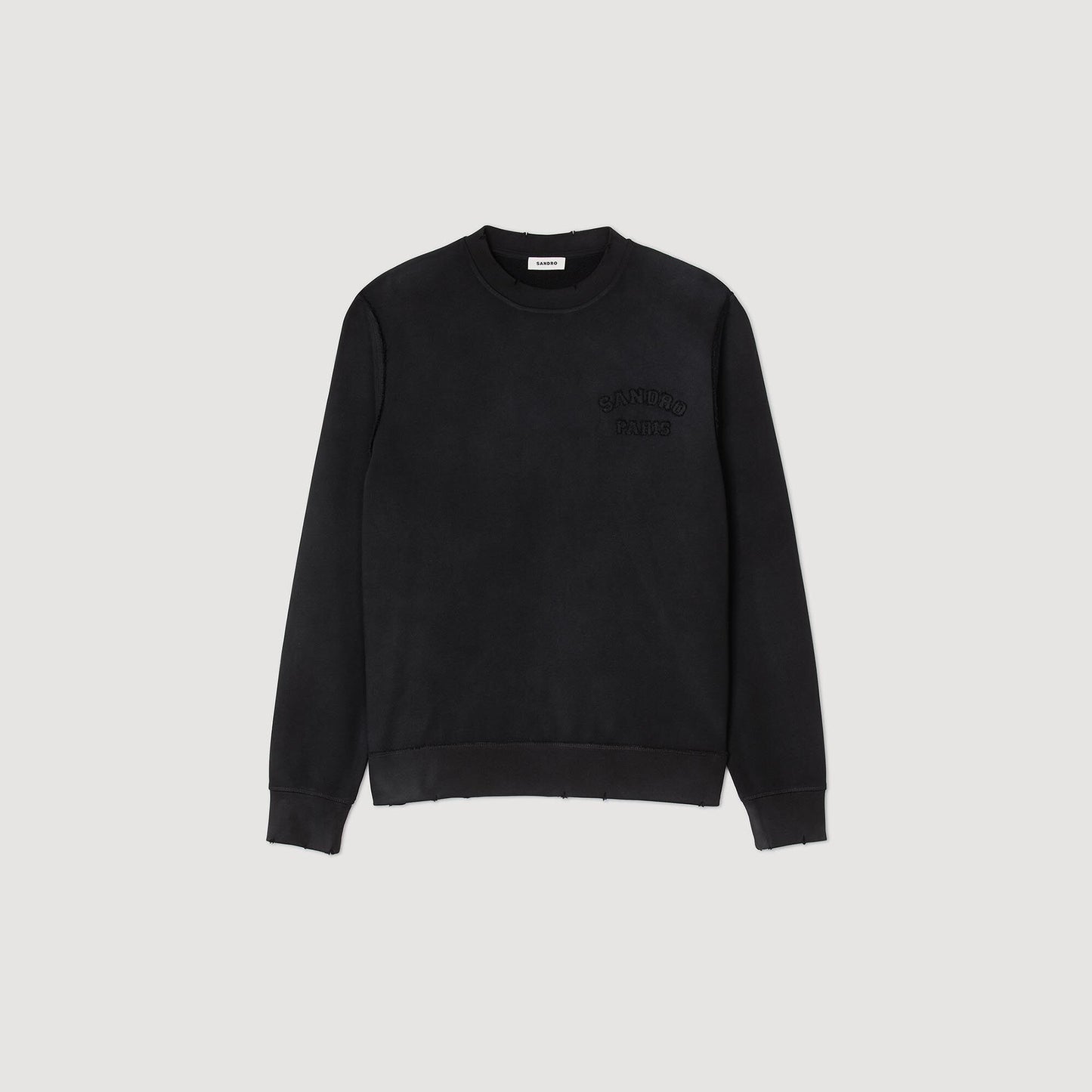 Sandro Patch sweatshirt Black