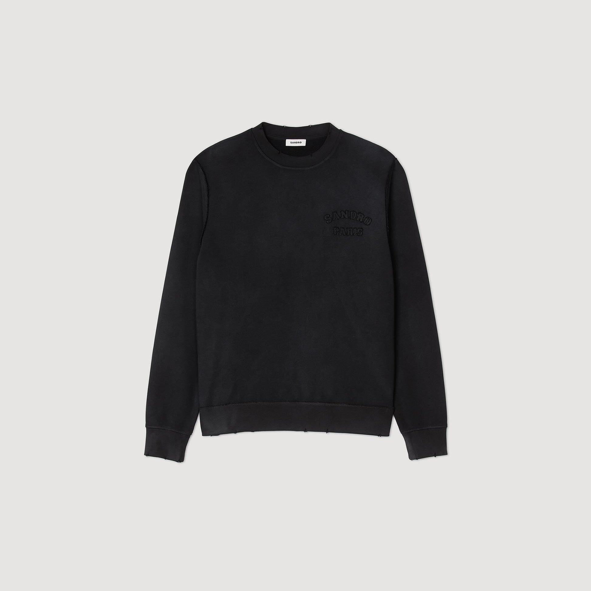 Sandro Patch sweatshirt Black