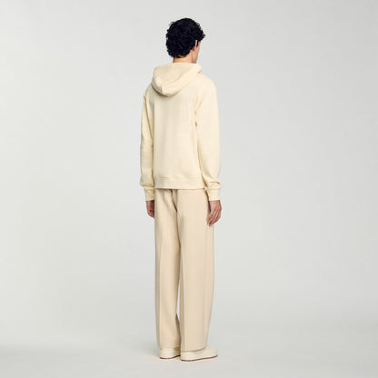 Sandro Square Cross sweatshirt Oats
