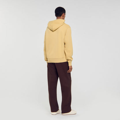 Sandro Leather patch sweatshirt Ocher Yellow