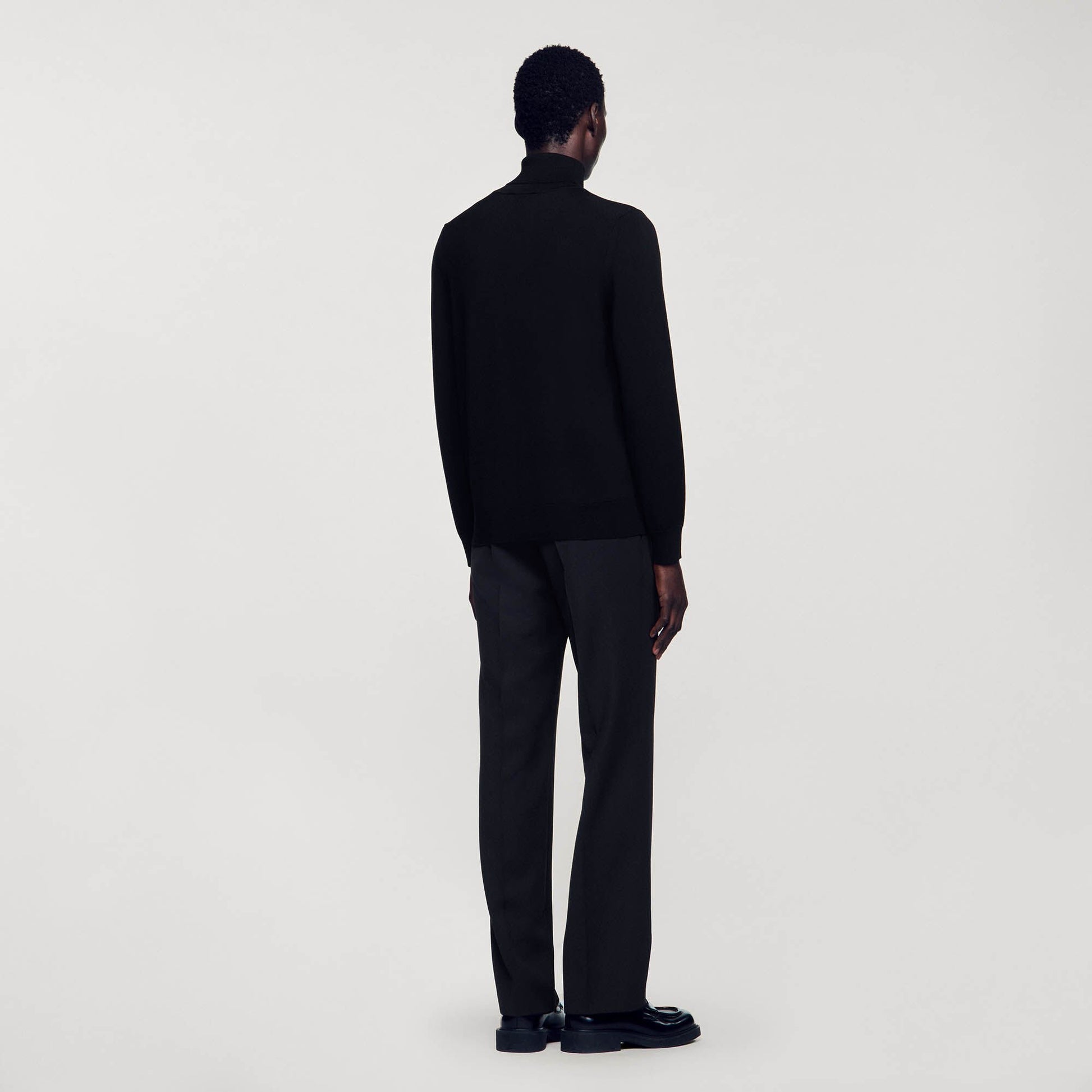 Sandro Turtleneck wool sweater Black