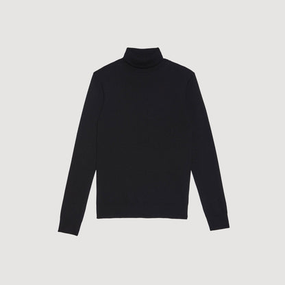 Sandro Turtleneck wool sweater Black