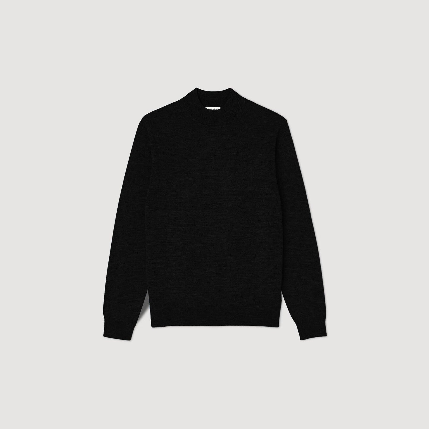 Sandro Mock neck sweater Black