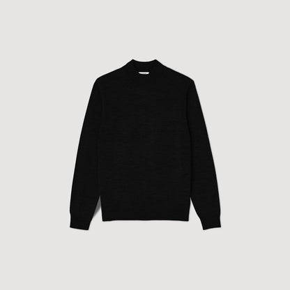 Sandro Mock neck sweater Black
