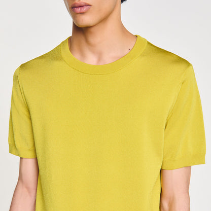 Sandro Knitted T-shirt Super Green