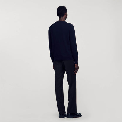 Sandro Cashmere sweater Dark Navy