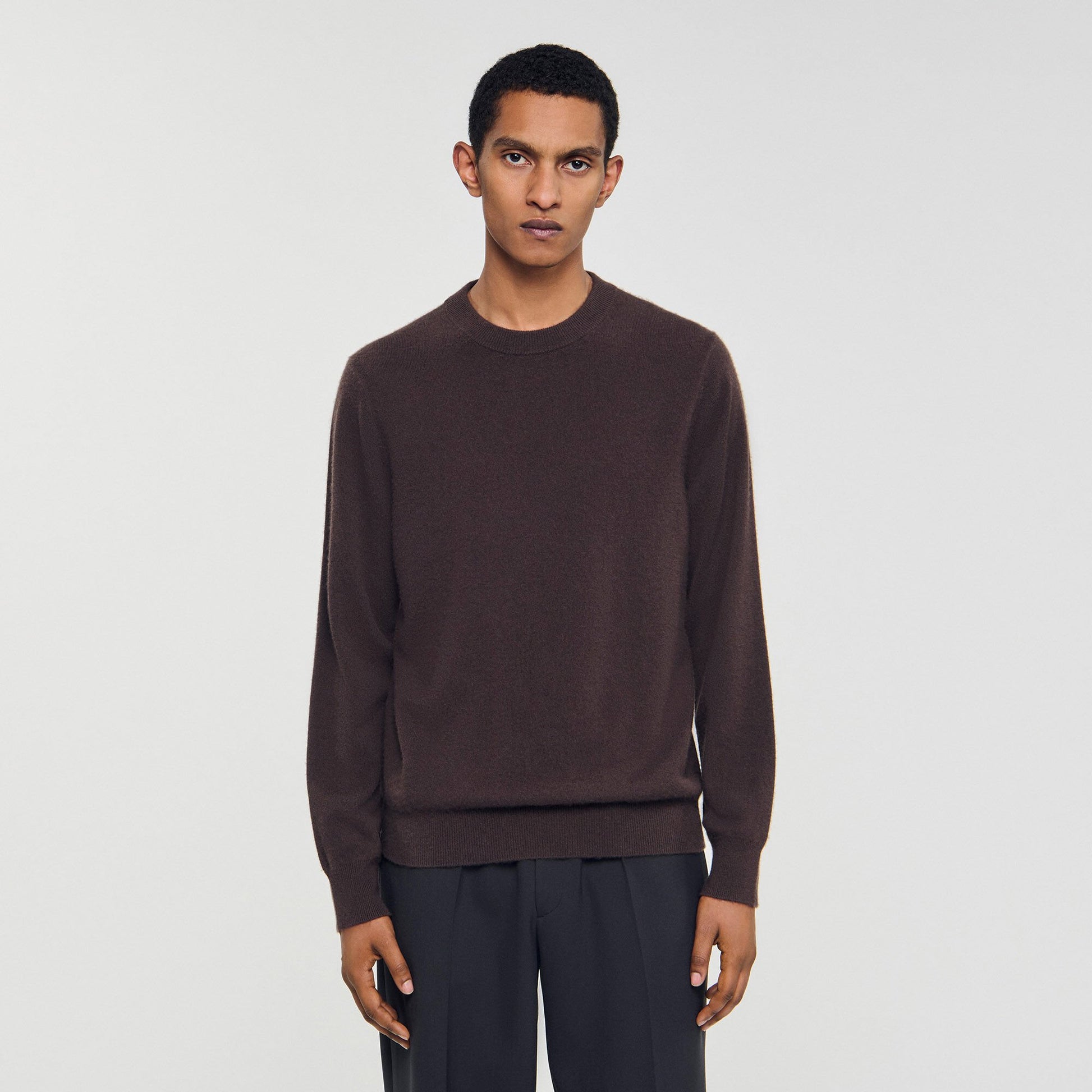 Sandro Cashmere sweater Caramel