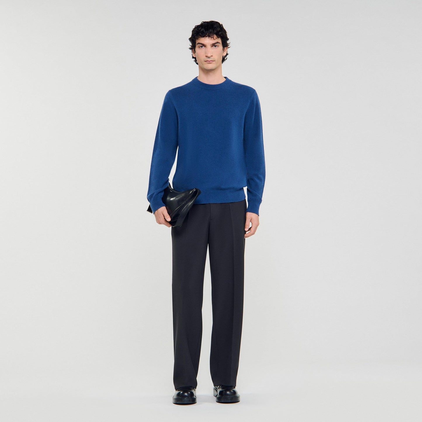 Sandro Cashmere sweater Blue Prusse