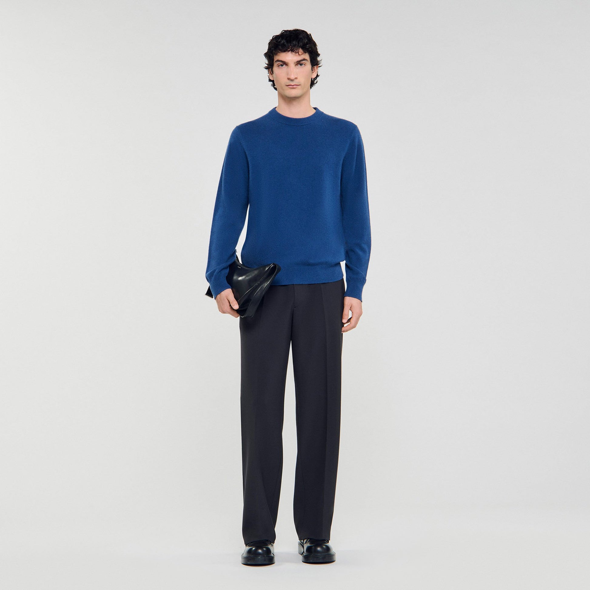Sandro Cashmere sweater Blue Prusse