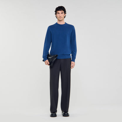 Sandro Cashmere sweater Blue Prusse