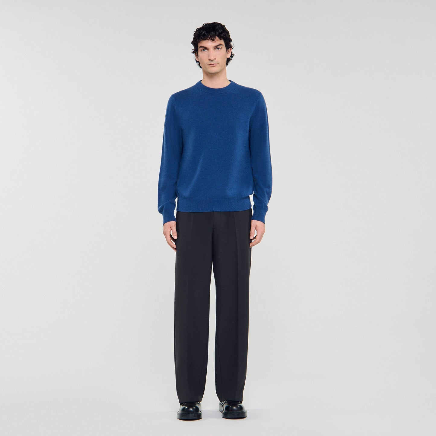 Sandro Cashmere sweater Blue Prusse