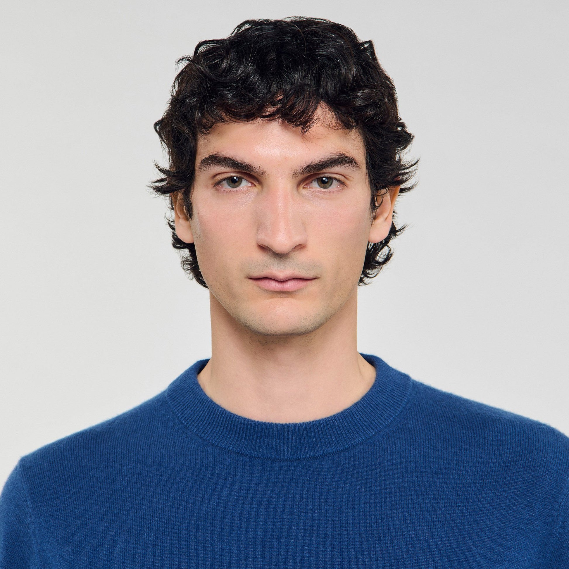 Sandro Cashmere sweater Blue Prusse