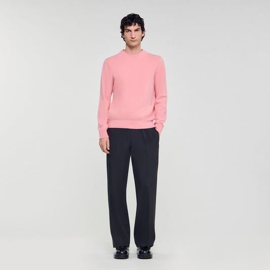 Sandro Cashmere sweater Baby Pink