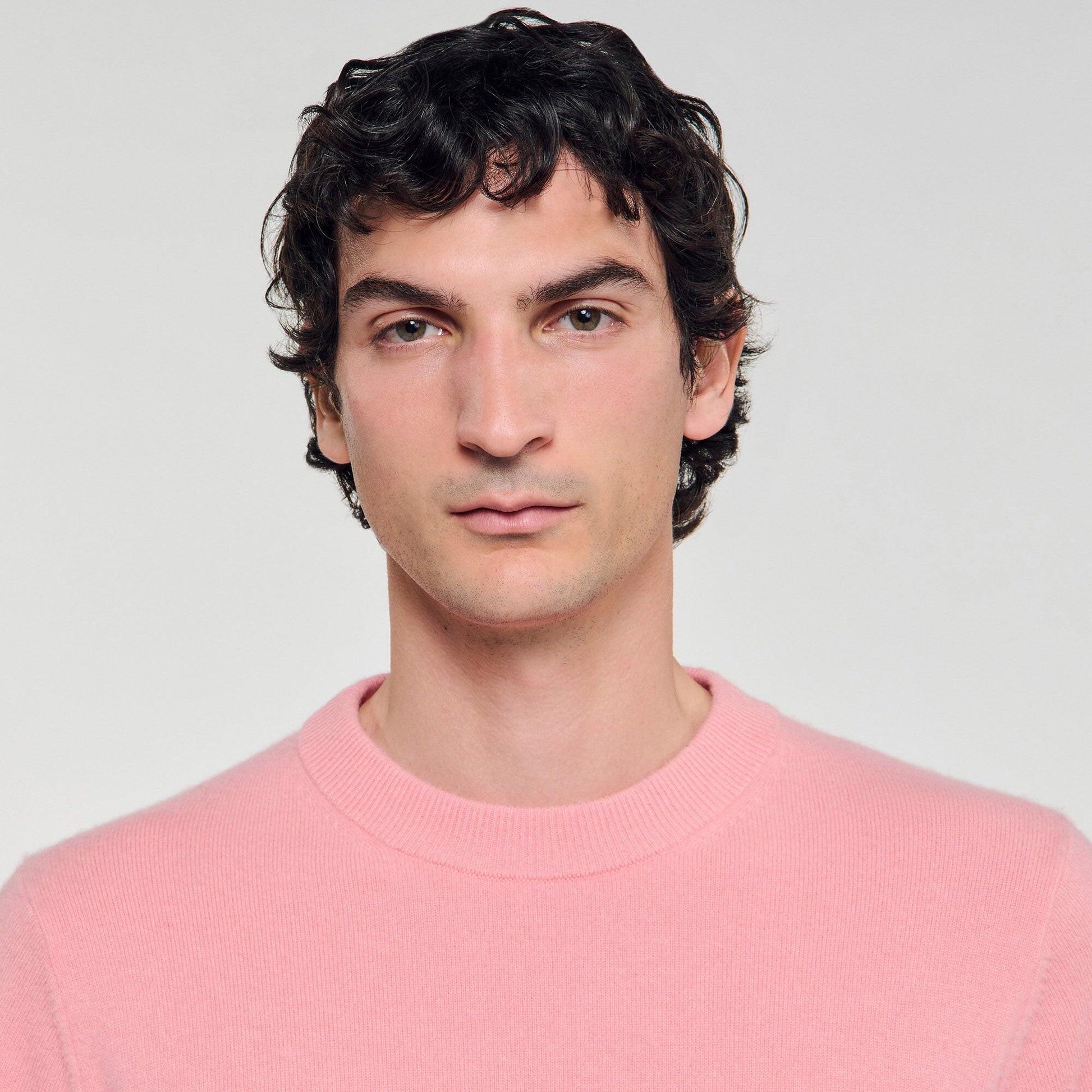 Sandro Cashmere sweater Baby Pink