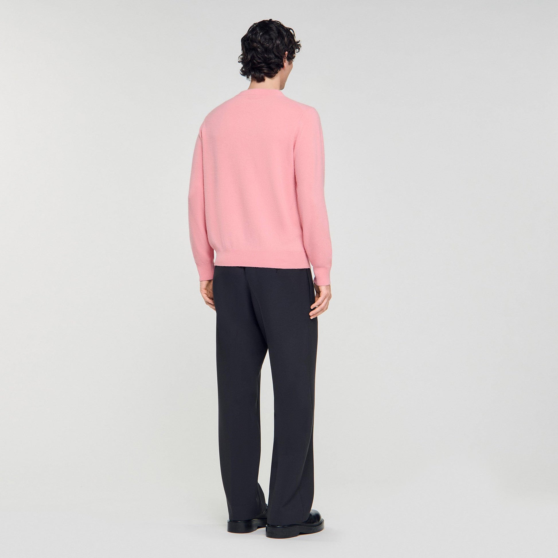Sandro Cashmere sweater Baby Pink