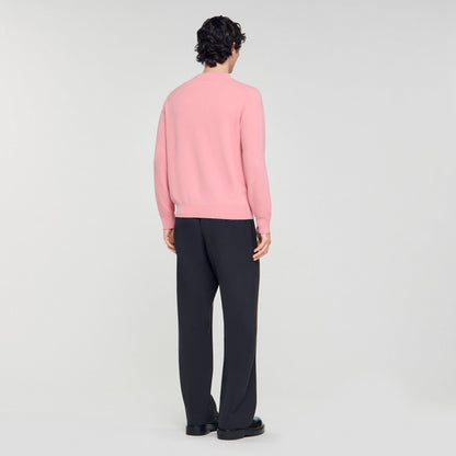 Sandro Cashmere sweater Baby Pink