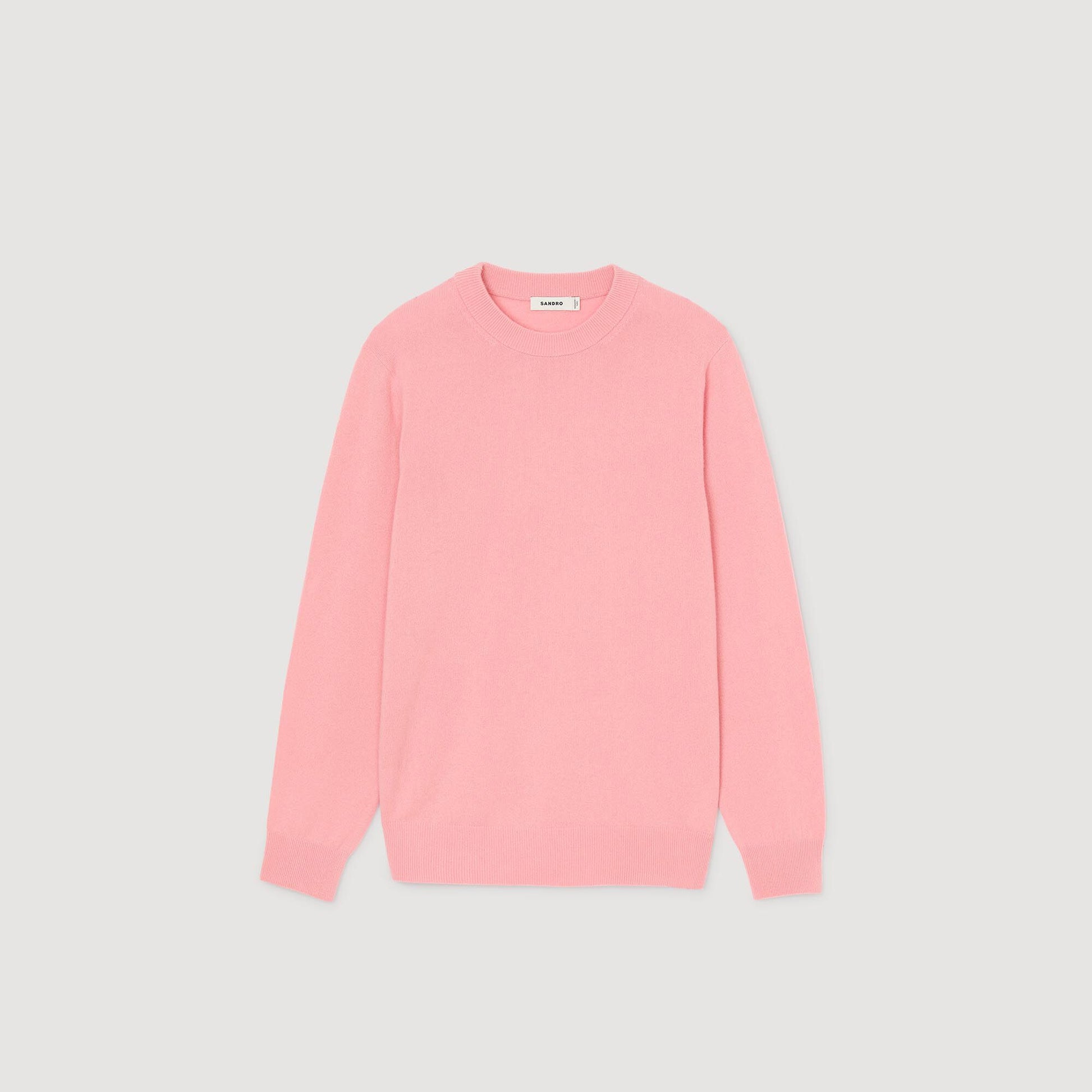 Sandro Cashmere sweater Baby Pink