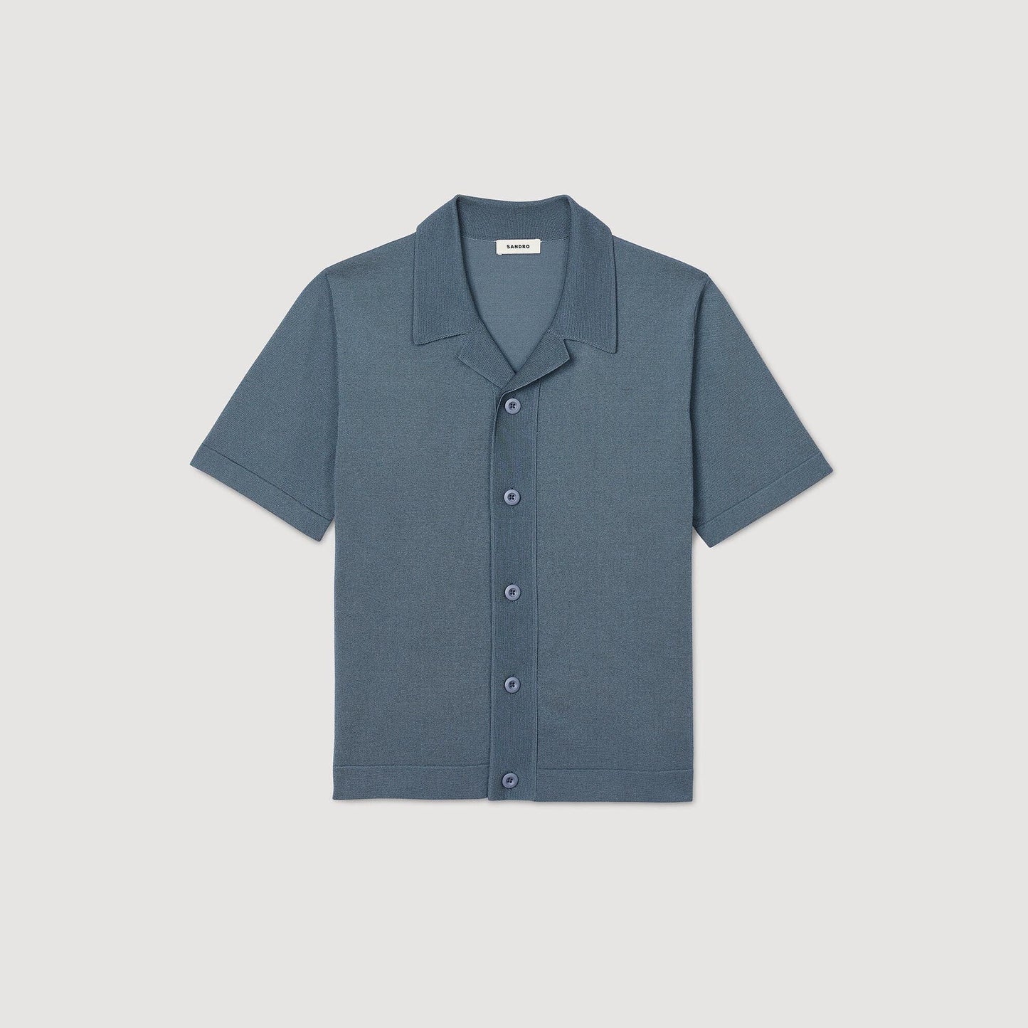 Sandro Short-sleeved shirt Dark Chambray